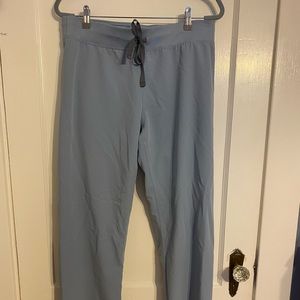 Limited edition Heather Indigo blue Livingston FIGS scrub pants, size medium.